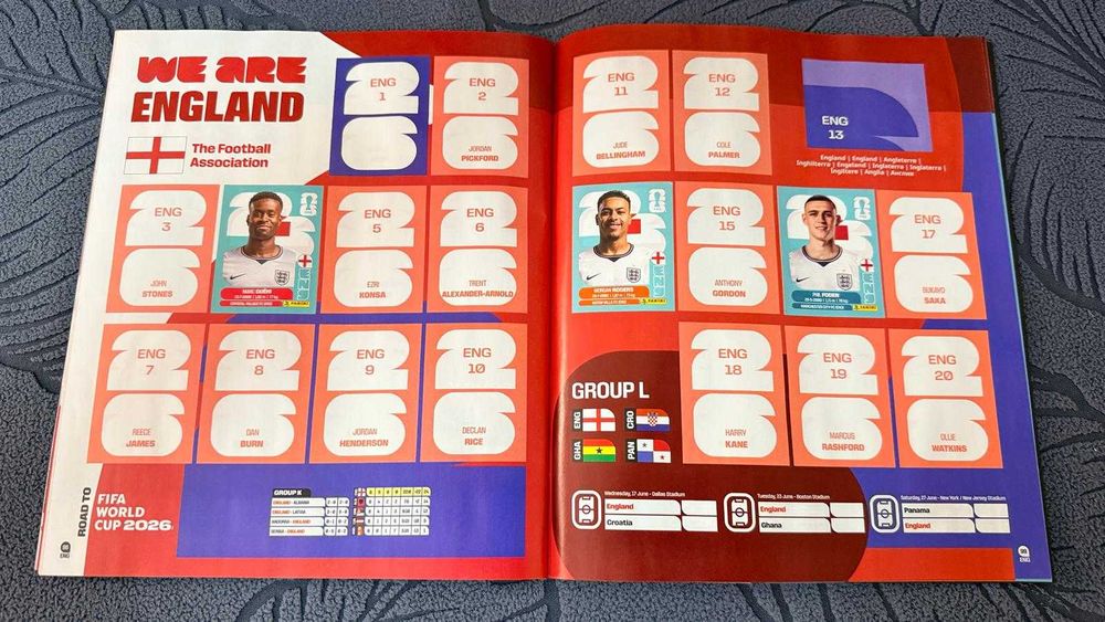 Caderneta Panini FIFA World Cup 2026 + 3 Saquetas Coladas