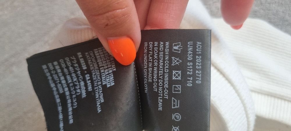 Top damski prążkowany bawełniany oryginalny Prada S