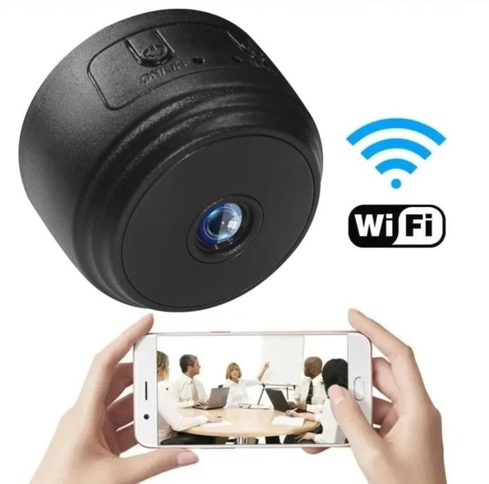 Mini kamera szpiegowska WiFi microSD detekcja mikrofon promocja