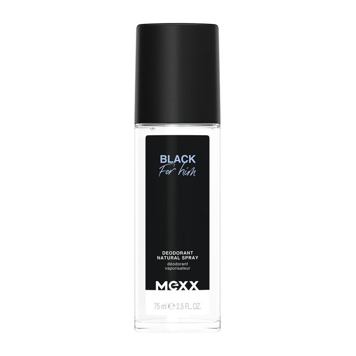 Mexx Black For Him dezodorant w naturalnym sprayu 75ml