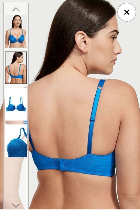 Бюст з блискітками, push-up, victoria's secret 34D, 36C