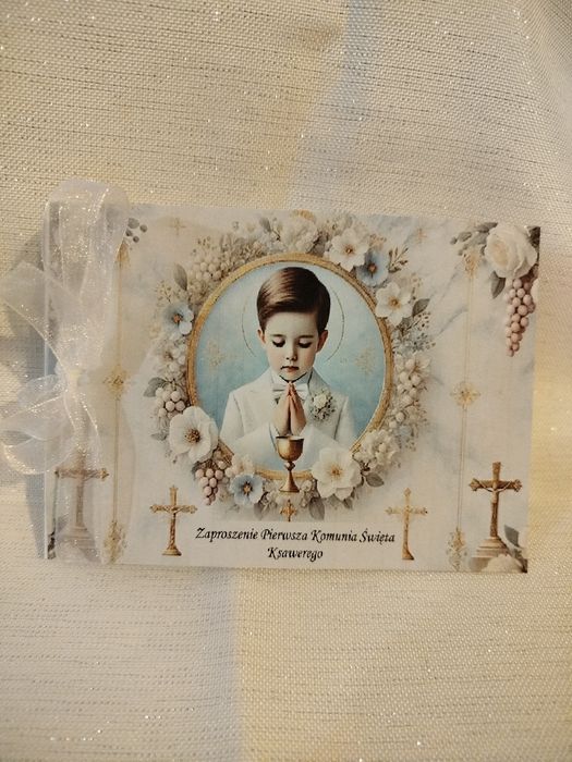 Zaproszenia Pierwsza Komunia Święta