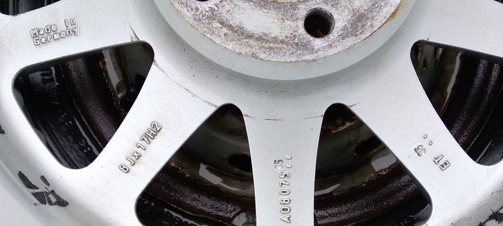 Оригінальні диски титани R 17 колеса шини резина 5/110