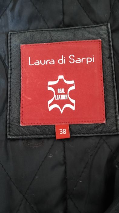 Długi płaszcz skórzany roz 38 Laura di Sarpi