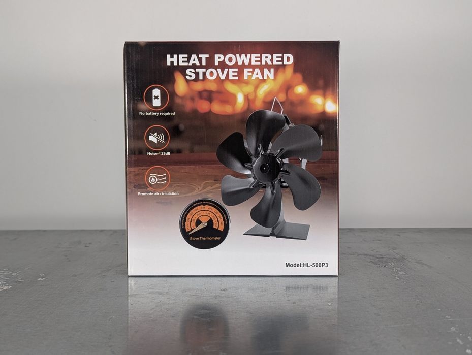 Wiatrak kominkowy wentylator termoelektryczny