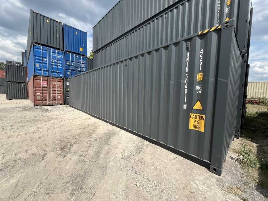 Nowy kontener morski magazynowy 40 DC HC OneWay 2025 Różne kolory