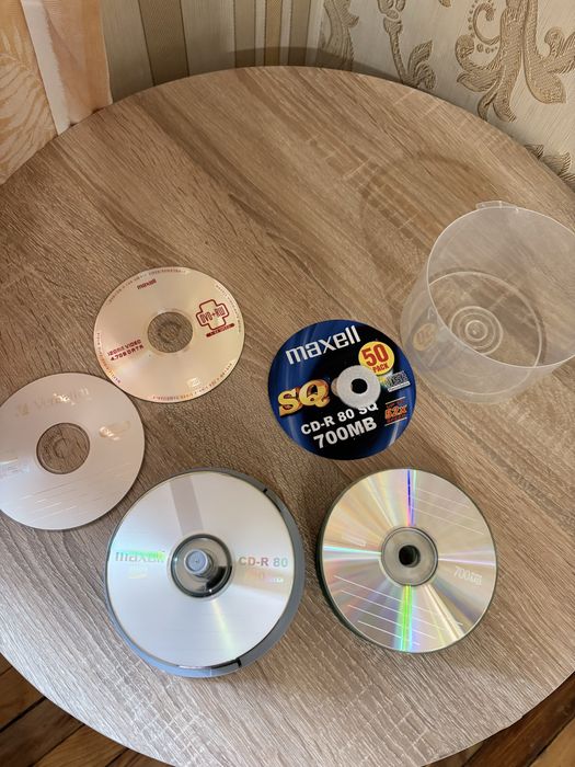 Диски CD R Maxvell Verbatim + cd rw dvd rw