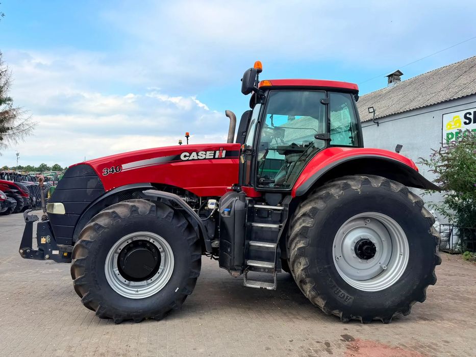Case IH Magnum 340  340/375 KM 8710cm3, 12,5 tony wagi, nowe opony, nawigacja, kula K80,