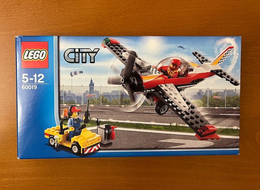 Lego City 60019 Samolot kaskaderski kompletny zestaw