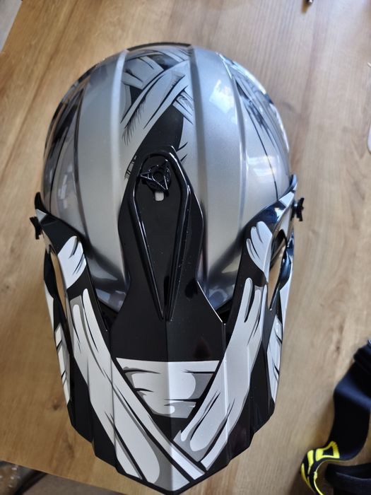 Kask crossowy + okulary