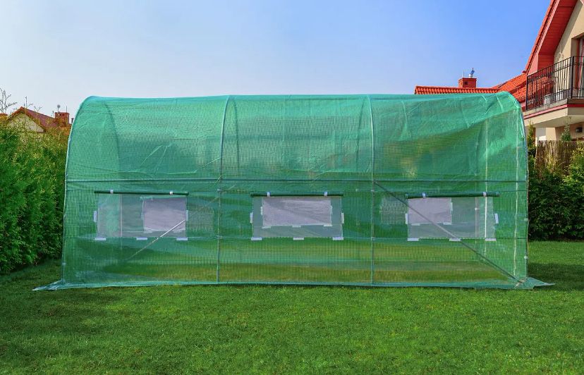 ПОЛЬША! Теплица садовая парник для огорода с окнами. Теплиця плівка