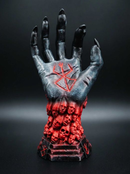 Mão de Deus – Berserk – Escultura Impresso em 3D e Pintado à Mão | NexoStudios