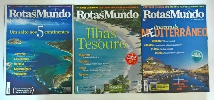 Revistas Rotas do Mundo (nº1 ao 34)