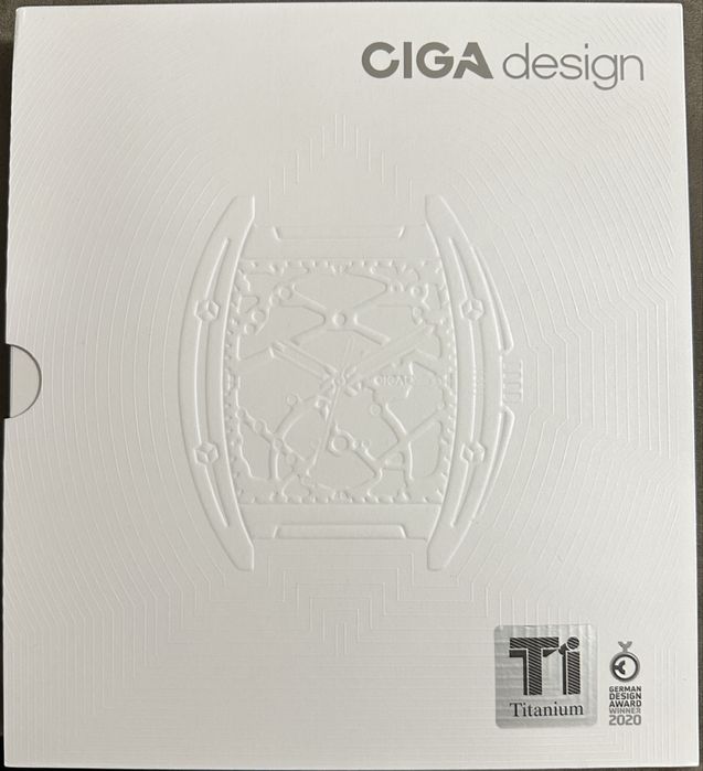 Годинник чоловічий CIGA Design Z Series Titanium Orange