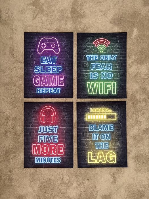4 Posters tela 30x40