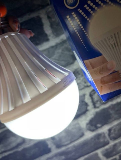 лампа світлодіодна  LED E27 12W з акумулятором