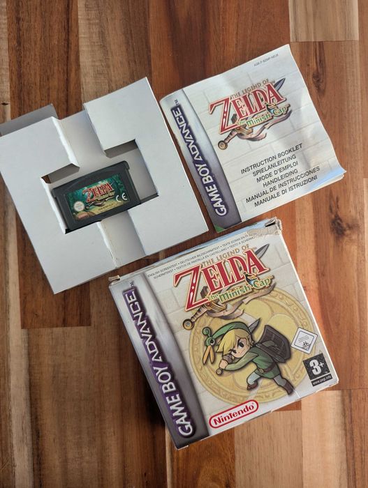 Zelda The Minish Cap GBA BOX Oryginał + Instrukcja Unikat