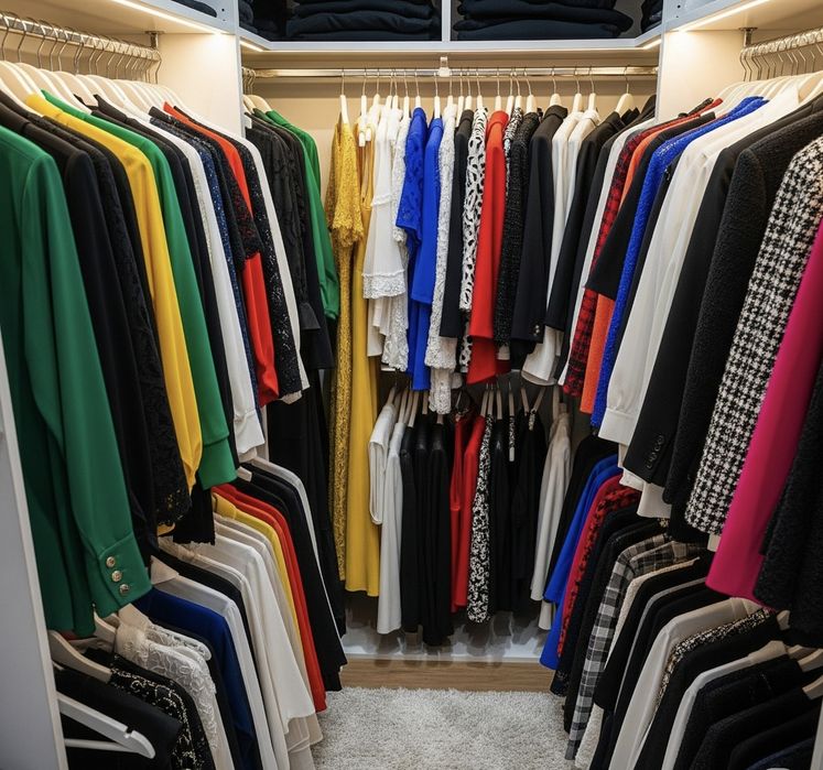 Duża paczka ubrań S/M