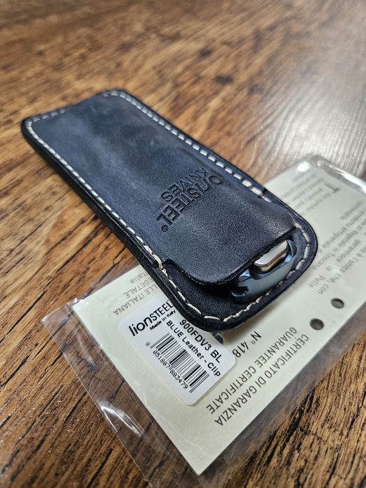 Lionsteel Thrill blue titanium m390 + etui