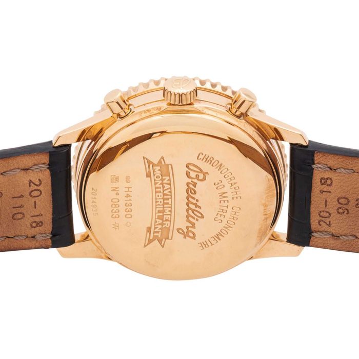 Męski zegarek BREITLING Navitimer Ref H41330 złoto 18k