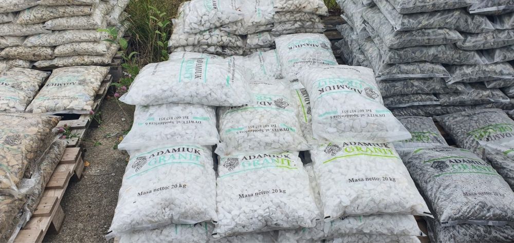 Kamienie ozdobne ogrodowe grys kora otoczak łupek gabion