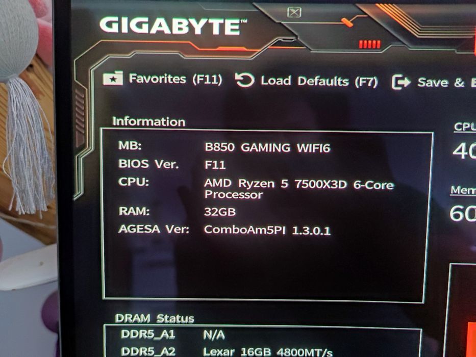 Rezerwacja do 22.08 Płyta główna Gigabyte B850 Gaming WIFI 6 jak nowa