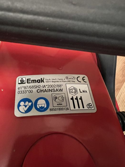 Бензопила EFCO 137.Made in Italy.