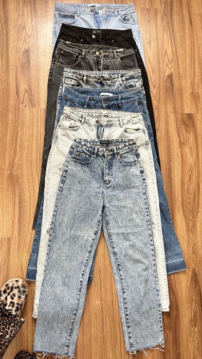 Джинси на високій посадці розміри від S до XL