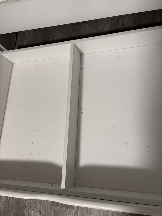 Дитяче ліжко з бортиком та висувною шухлядою