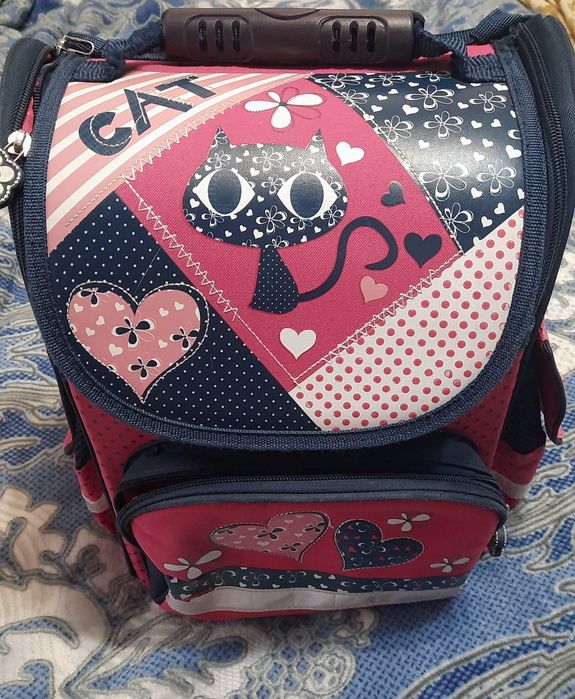Школьный рюкзак и пенал  для девочки