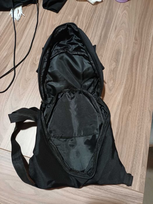 Bulsa de perna e luvas