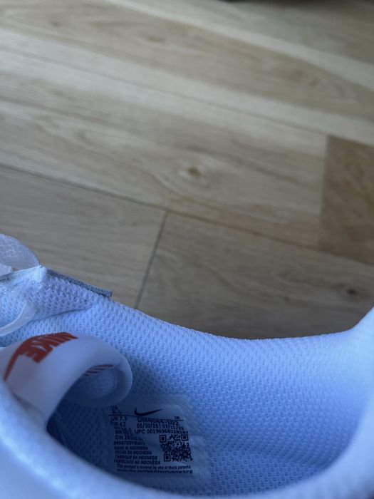 Buty Nike Cortez pomaranczowo biale