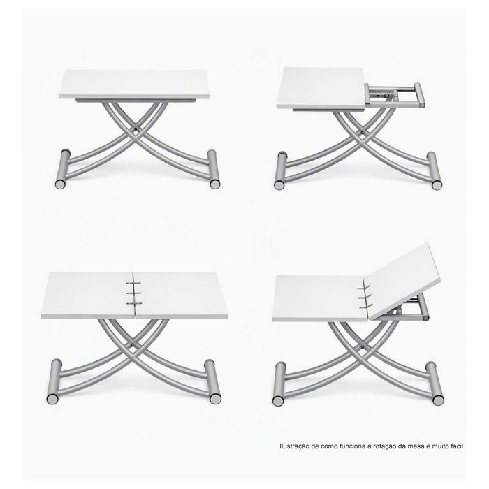 Mesa Cozinha / Sala Extensivel PREMIUM - Design Moderno e Funcional - Nova - Envio Gratuito