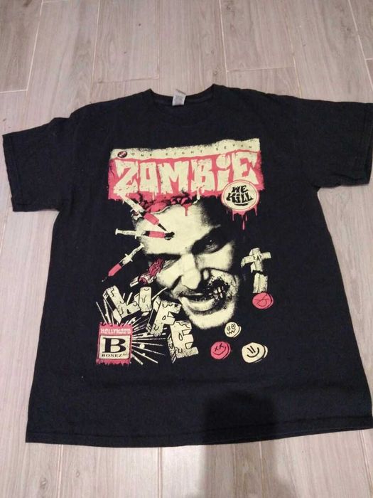 Футболка Hollywood Bonez MC 187 Zombie Rap Gildan
