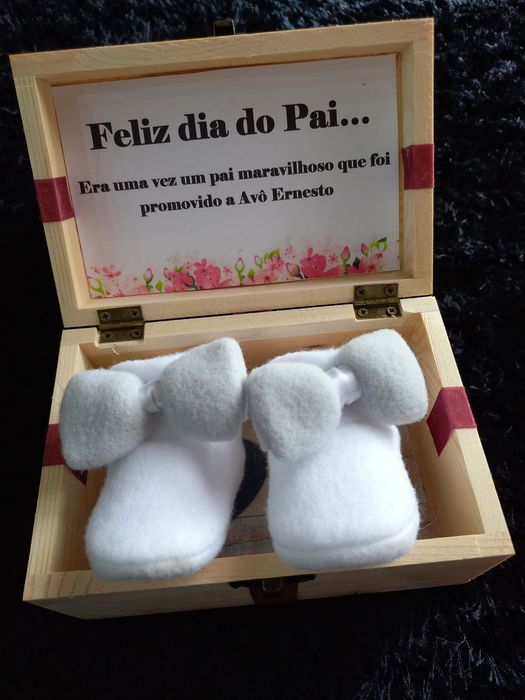 Caixa madeira presentes personalizados