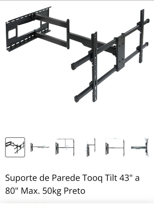 Suporte TV novo articulado para Tvs até 85" polegadas
