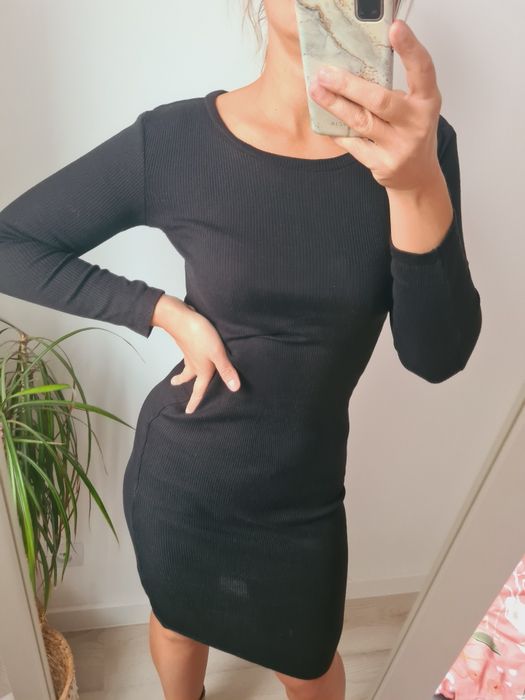 Czarna bawełniana sukienka primark