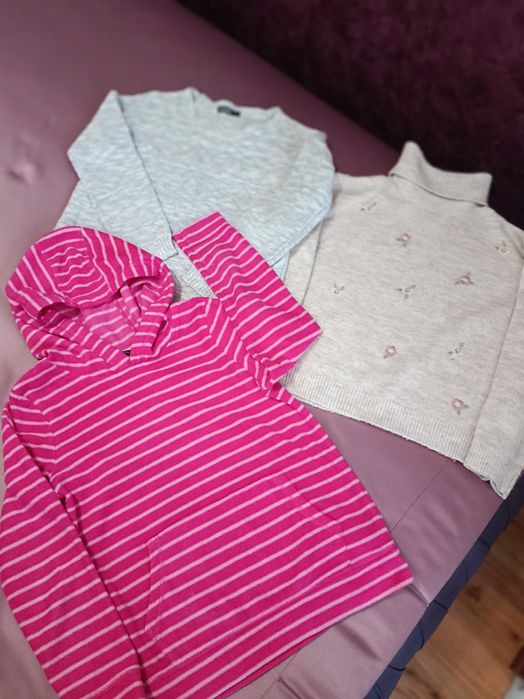 Флісова кофта, светрики для дівчинки комплект