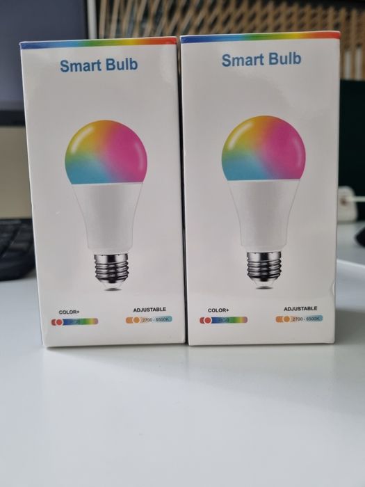Smart żarówki 2 szt zigbee/smartthings  e27 10w
