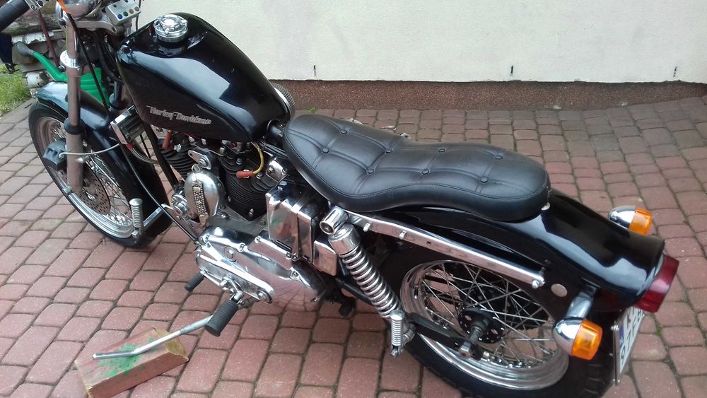 Harley Davidson Ironhead Shovelhead Sportster 1977