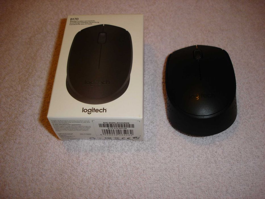 Myszka bezprzewodowa Logitech B170 sensor optyczny NOWA