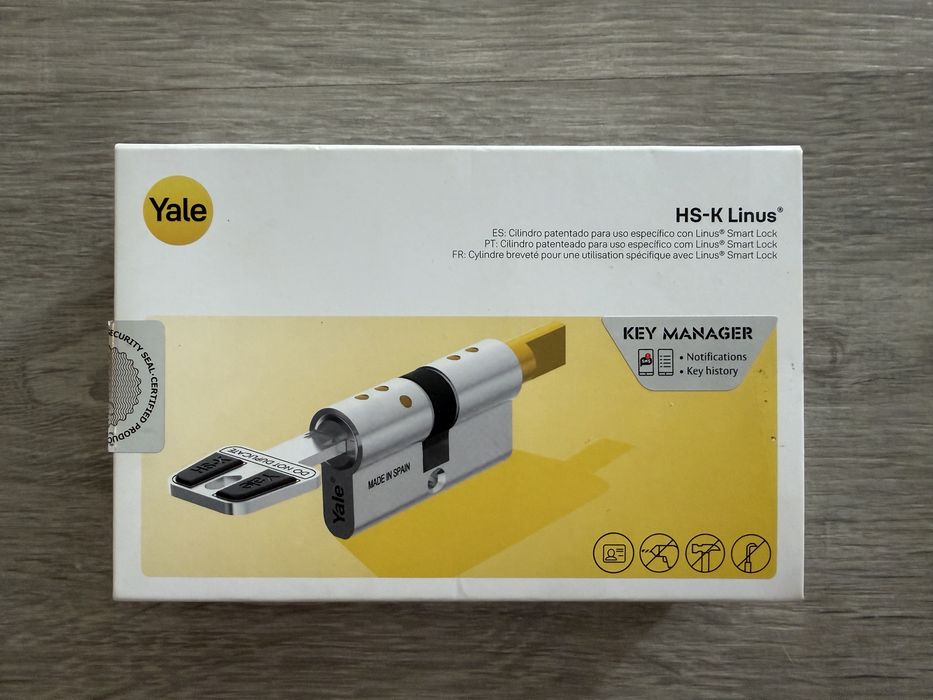 Yale CYLINDER-HSK-3535 - Cilindro de alta segurança para fechadura inteligente YALE-LINUS-L2