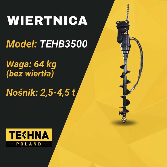 Wiertnica hydrauliczna przekładniowa koparki koparko 78 kg 5-10 t