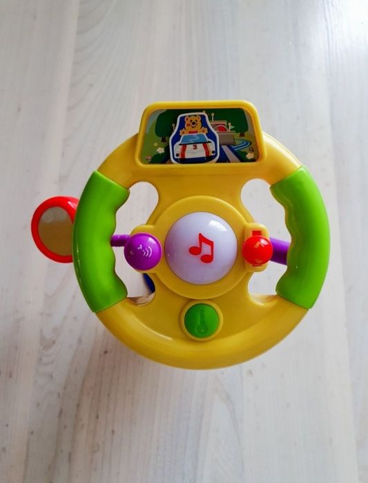 Интерактивный руль на присоске kiddieland