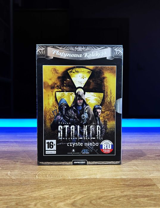 STALKER Czyste Niebo (PC PL 2008) slipcase box / polskie wydanie Platynowa Kolekcja