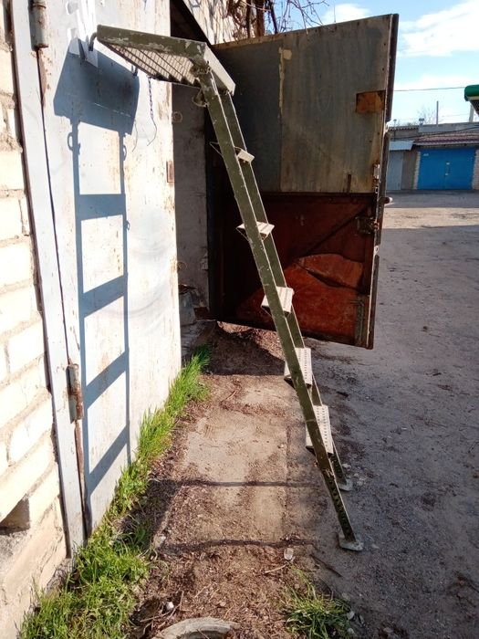 Лестница Трап корабельный металлический, 1.70 х 0.40 м, б/у