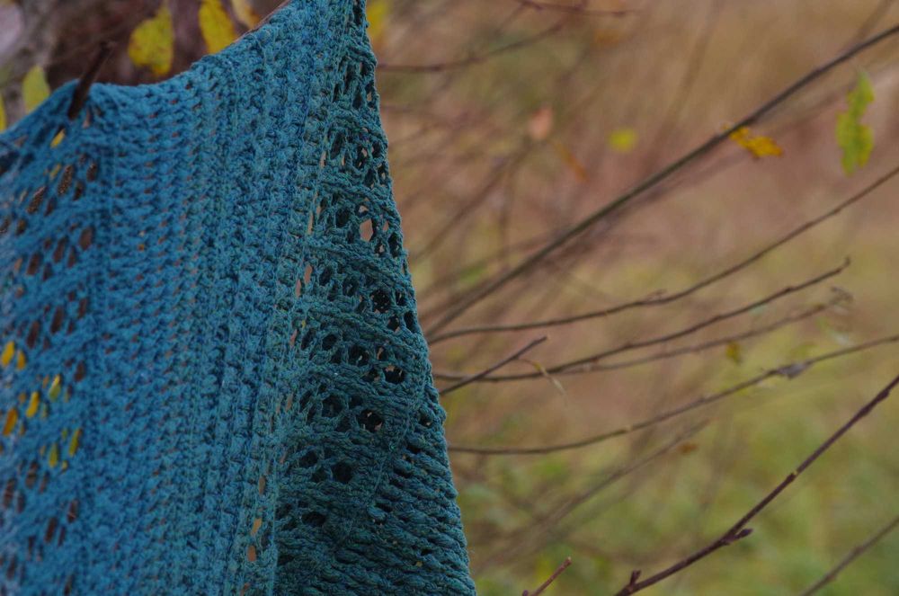 Chusta na szydełku Handmade