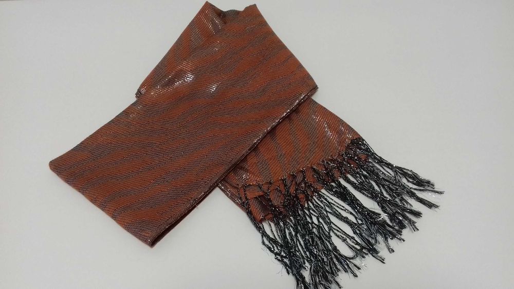 Szal turecki w kolorze cegły, do sprzedania