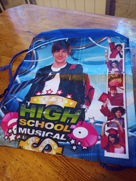 Worek plecak dla dzieci dziecięcy dziecko high Schoool musical zac Efr