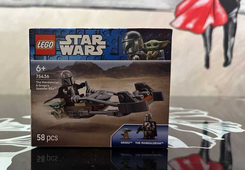 Конструктор LEGO Star Wars 75436 Швидкісний мотоцикл Мандалорця Ґроґу